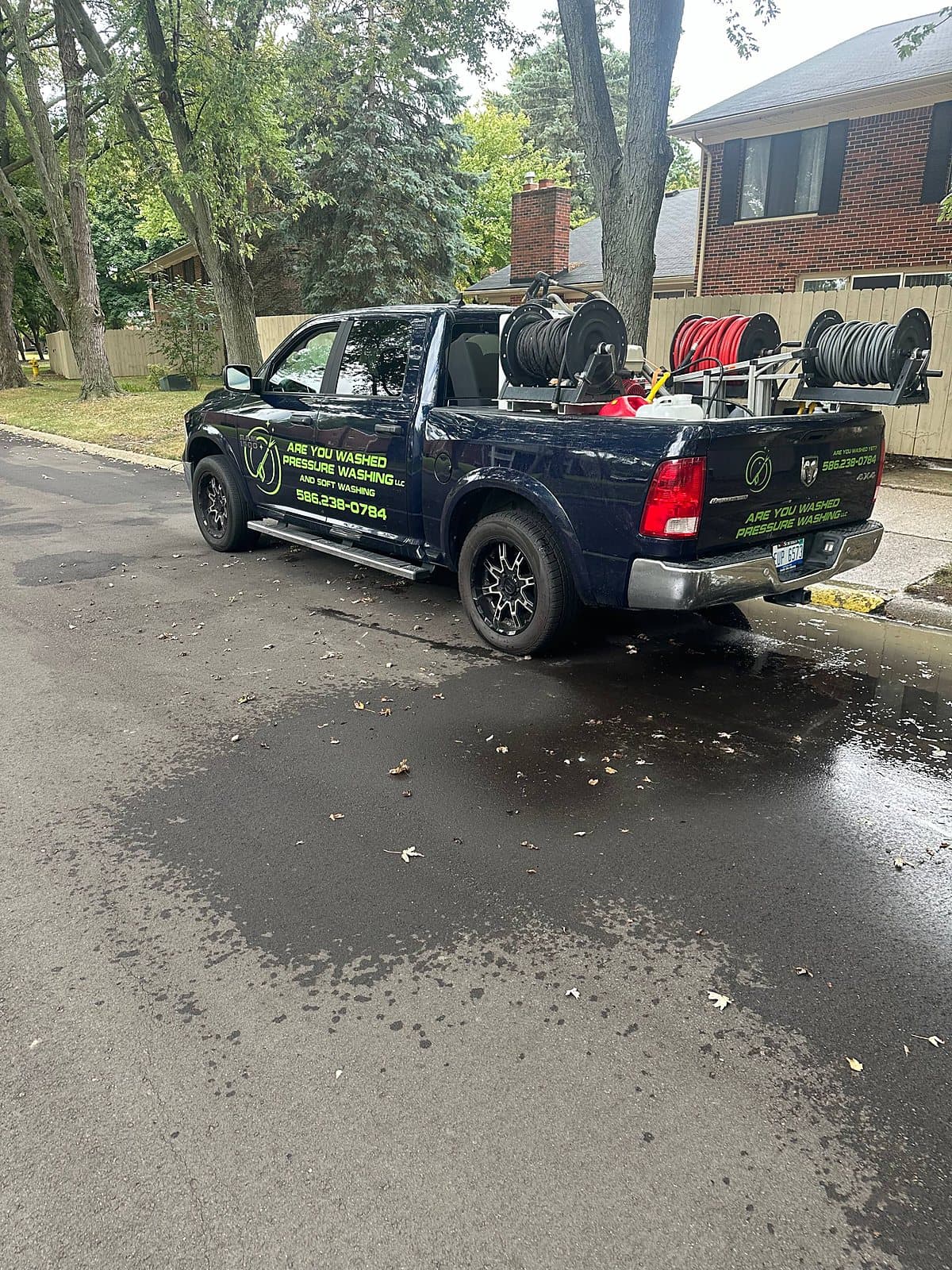 Are You Washed crew on the job in Metro Detroit